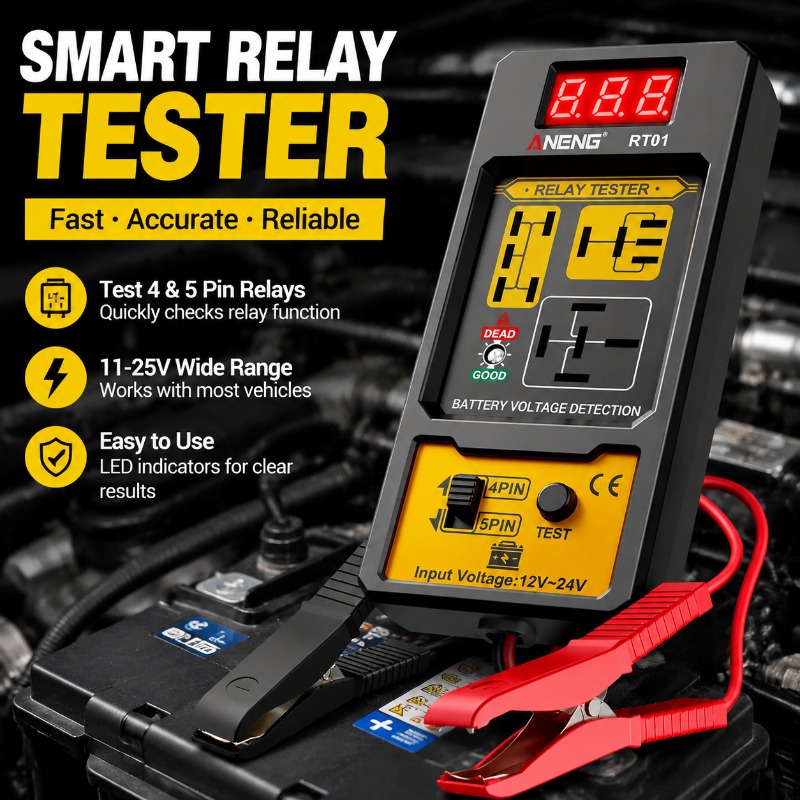 Battery Load Tester - Testador de Relé Automotivo 12V 24V