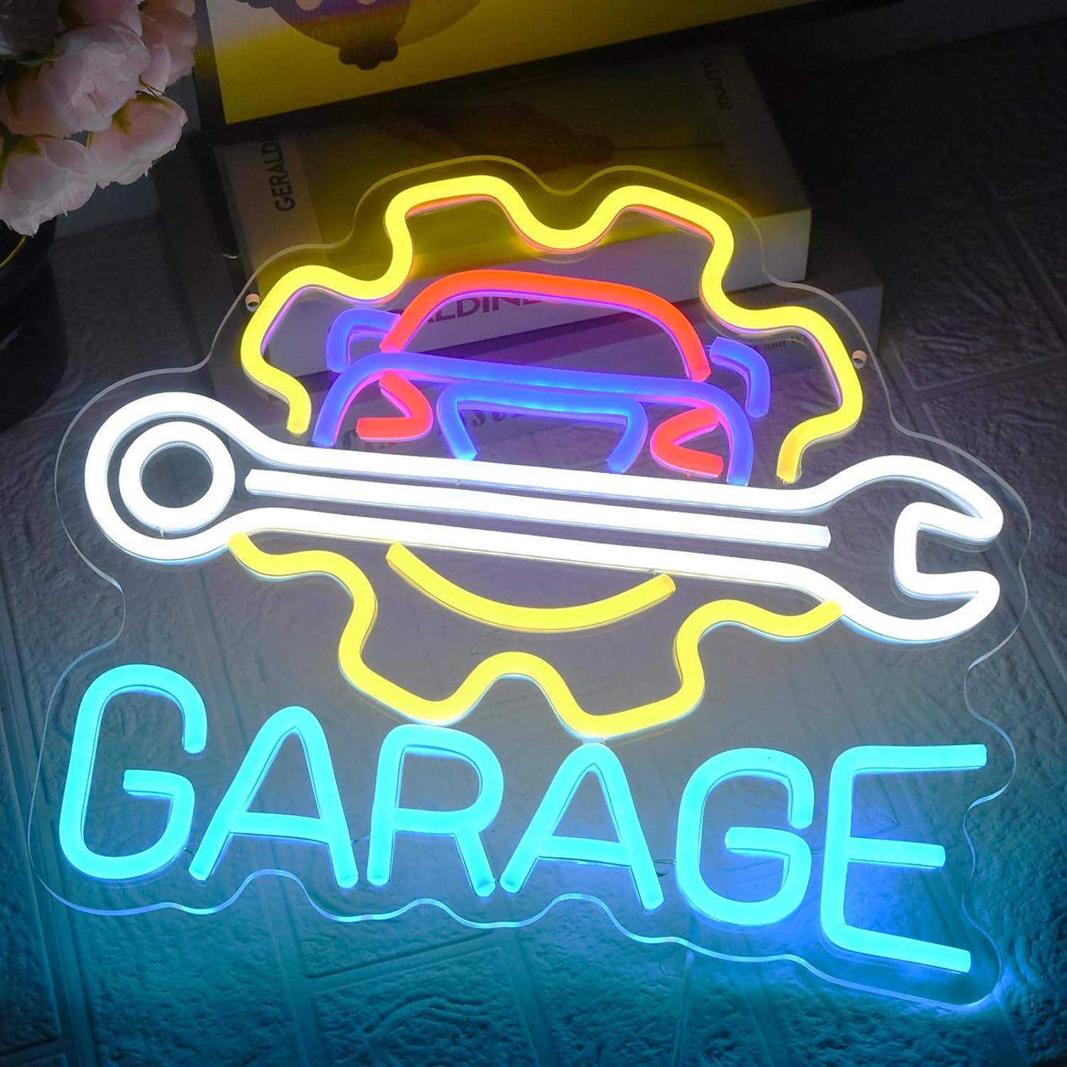 Letreiro Neon para Garagem, Lu - Auto Repair Shop avaliação e preço