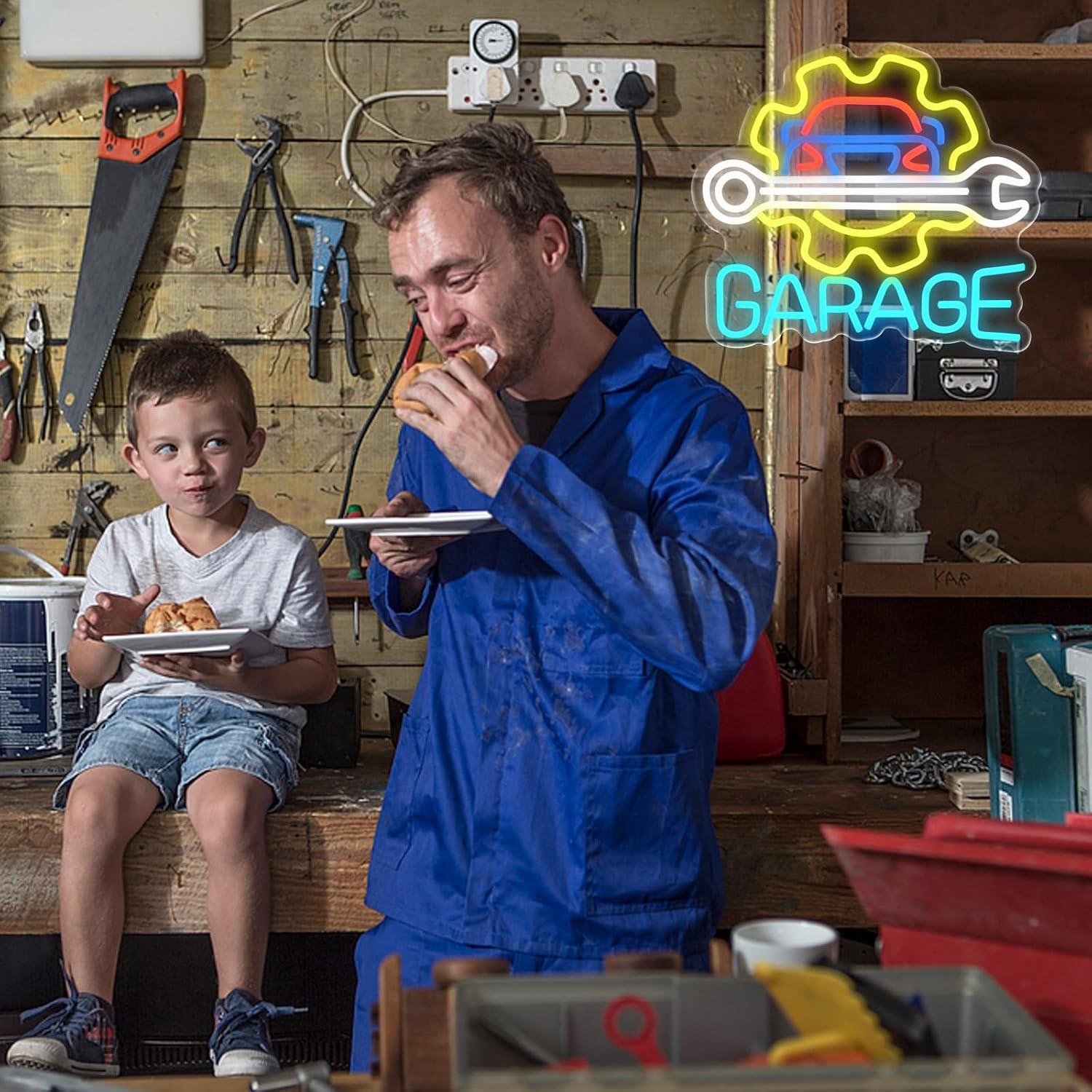 Letreiro Neon para Garagem, Lu - Auto Repair Shop avaliação e preço