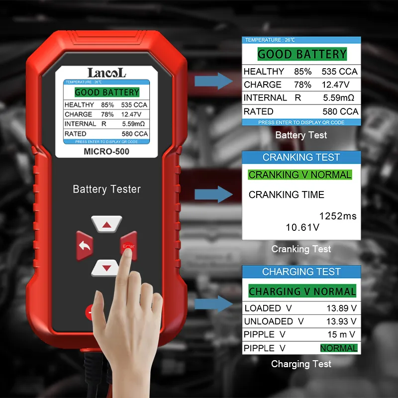 Lancol micro 500 12v testador  - Battery Load Tester avaliação e preço