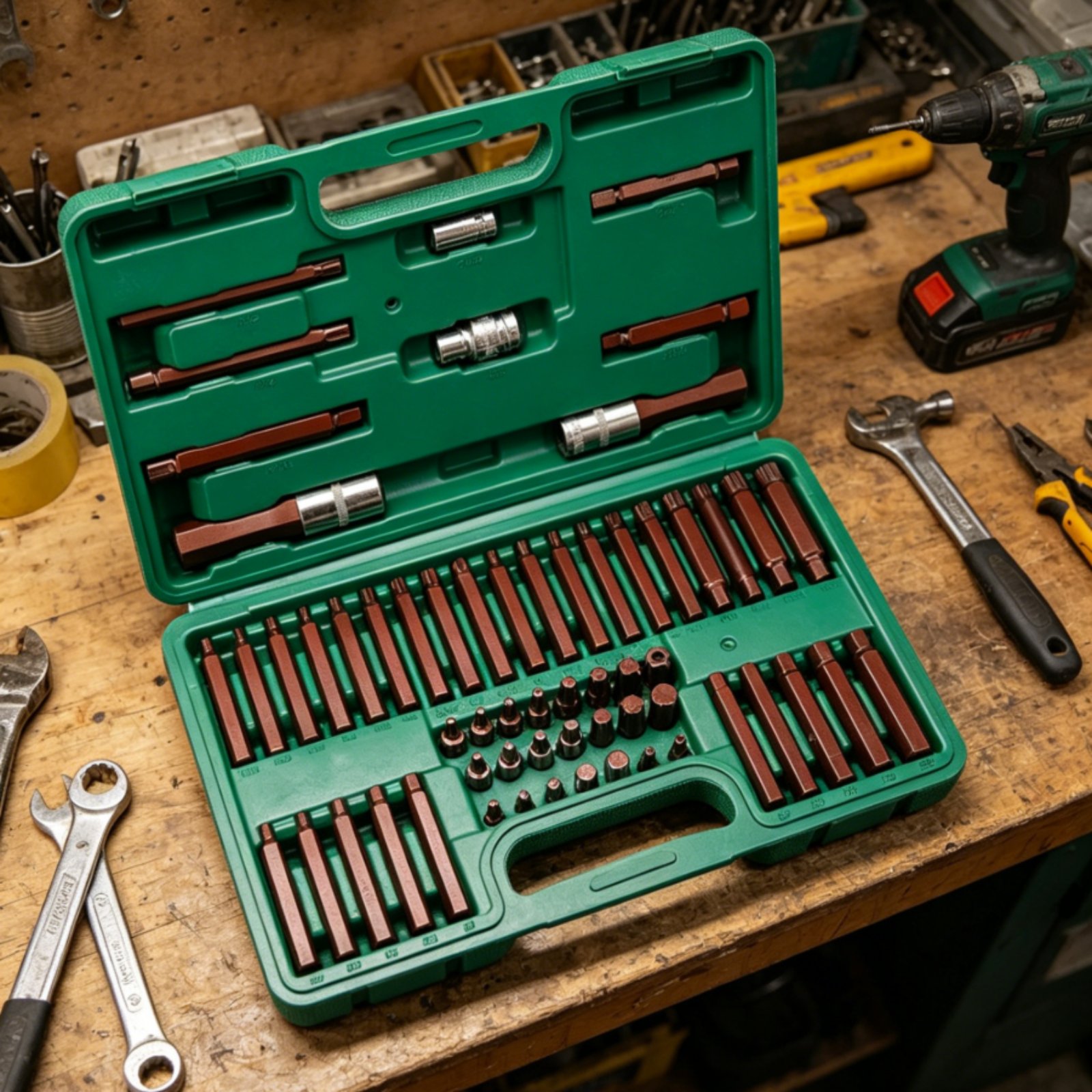 Conjunto de 60 Peças de Bits E - Auto Repair Shop avaliação e preço